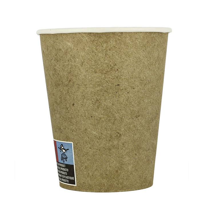 Paper Cup Eco-Friendly-Friendly Kraft 6Oz/180ml Ø7,0cm (100 Units) Paper Cup Eco-Friendly-Friendly Kraft 6Oz/180ml Ø7,0cm (100 Units)