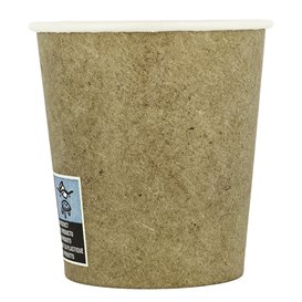 Paper Cup Kraft 4Oz/120ml Ø6,2cm (80 Units) 