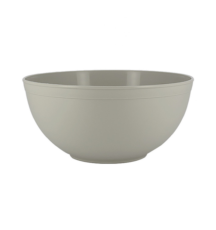 Bowl Reusable Durable PP Mineral Grey 2l Ø20cm (36 Units)