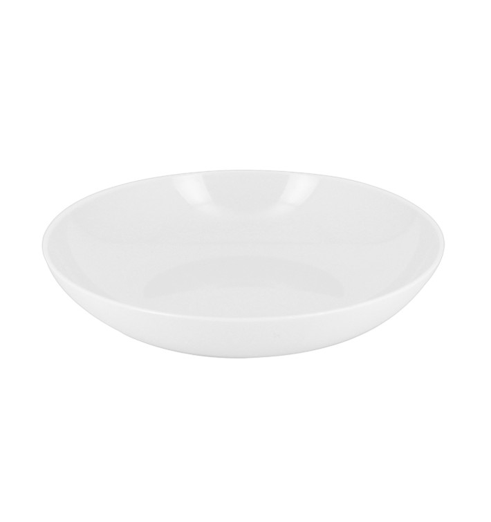 Reusable Plate Durable CPET Stoven White Ø19cm (54 Units)