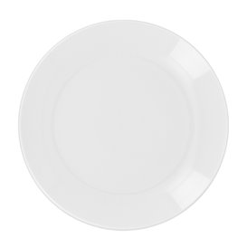 Reusable Plate Durable CPET Stoven White Ø22,5cm (6 Units)