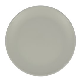 Reusable Plate Durable PP Mineral Grey Ø23,5cm (6 Units)