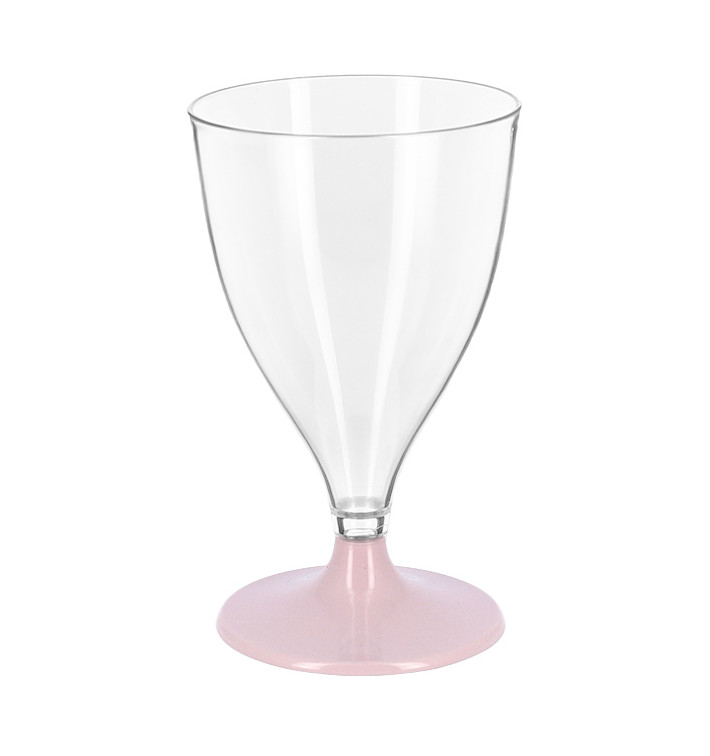Reusable PS Cup Water/Wine Pink Foot 200ml 2P (6 Units) Reusable PS Cup Water/Wine Pink Foot 200ml 2P (6 Units)