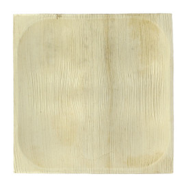 Palm Leaf Plate Square Shape 4C 20,5X20,5cm (100 Units)