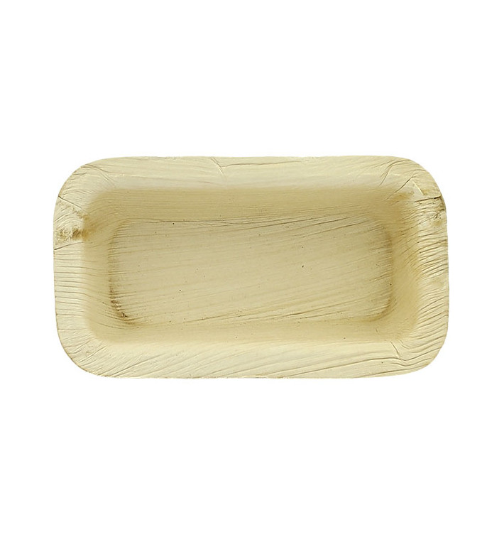 Palm Leaf Bowl Rectangular Shape 12,8x6,4cm (50 Units) Palm Leaf Bowl Rectangular Shape 12,8x6,4cm (50 Units)