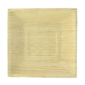 Palm Leaf Plate Square Shape 16,5x16,5cm (6 Units) 