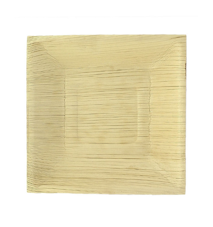 Palm Leaf Plate Square Shape 16,5x16,5cm (6 Units) Palm Leaf Plate Square Shape 16,5x16,5cm (6 Units)