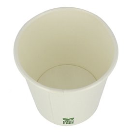 Plastic-Free Paper Cup 4Oz/120ml White Ø6,2cm (100 Units)