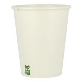 Plastic-Free Paper Cup 7 Oz/210ml White Ø7cm (1.000 Units)