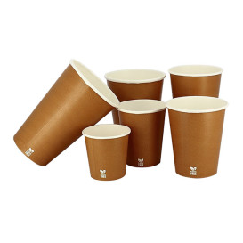 Paper Cup Brown 8Oz/240ml Ø8,0cm (1.000 Units)