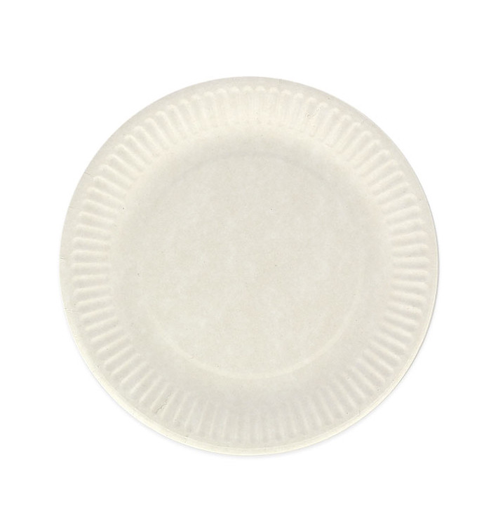 Paper Plate Biodegradable White 18 cm (1000 Units) Paper Plate Biodegradable White 18 cm (1000 Units)