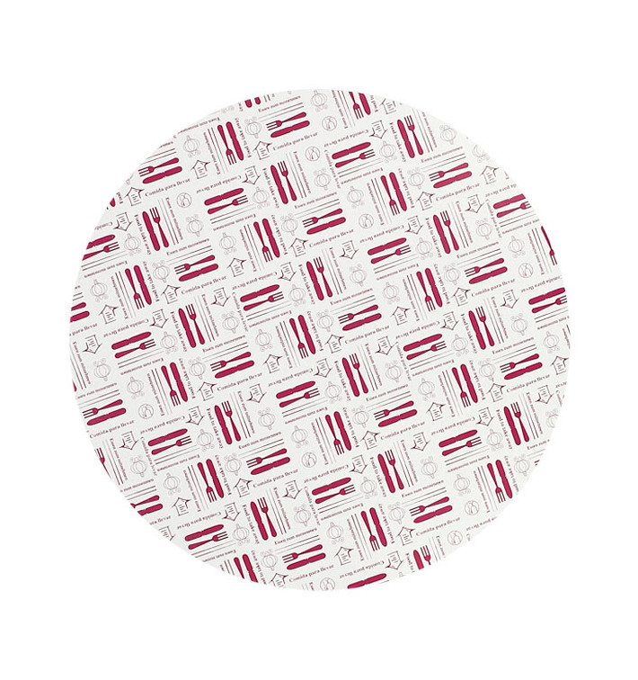 Paper Lid for Foil Pan Round Shape 1425ml (350 Units) Paper Lid for Foil Pan Round Shape 1425ml (350 Units)