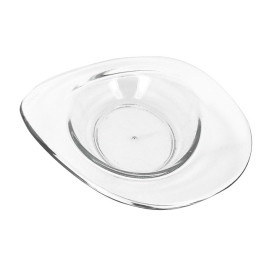 Tasting Plastic Plate Durable SAN "Ellipse" Clear 10ml (96 Units)