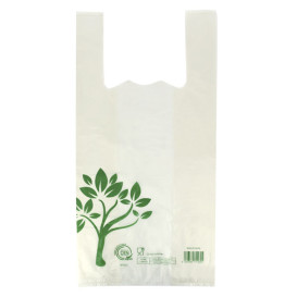 Plastic T-Shirt Bag Home Compost “Be Eco!” 40x50cm (100 Units) 