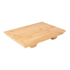 Bamboo Sushi Tray Natural 20,5x15x3cm (1 Unit) 