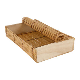 Bamboo Sushi Container 23x13x4,5cm (24 Units)