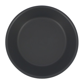 Reusable Plate Durable PP Mineral Anthracite Ø18cm (6 Units)