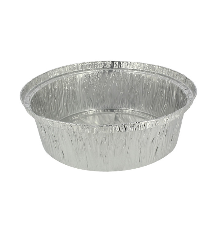 Foil Pan for Roast Chicken Round Shape 1400ml (125 Units) Foil Pan for Roast Chicken Round Shape 1400ml (125 Units)
