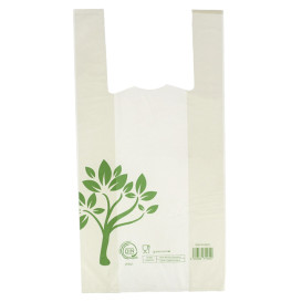 Plastic T-Shirt Bag Home Compost “Be Eco!” 30x40cm (2.000 Units)