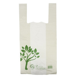 Plastic T-Shirt Bag Home Compost “Be Eco!” 35x45cm (100 Units)