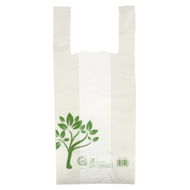 Plastic T-Shirt Bag Home Compost “Be Eco!” 35x50cm (100 Units)