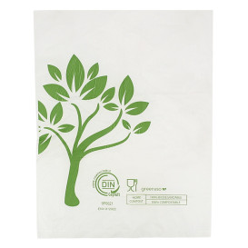 Plastic Bag Home Compost “Be Eco!” 23x30,5cm (100 Units)