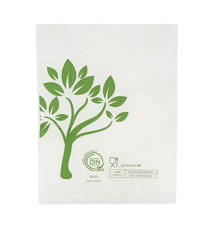 Plastic Bag Home Compost “Be Eco!” 23x30,5cm (3.000 Units)