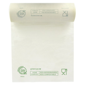 Roll of Plastic Bags Home Compost “Classic” 25x37cm (500 Units)