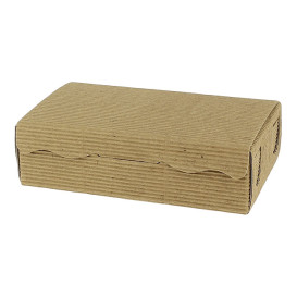 Paper Bakery Box Kraft 14x8x3,5cm 250g (100 Units) 