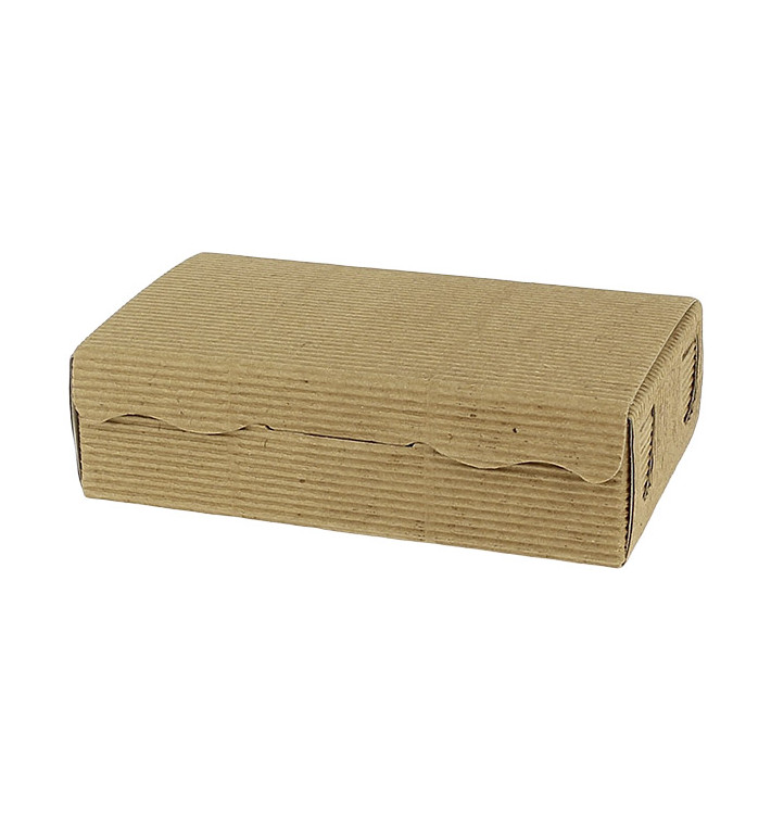 Paper Bakery Box Kraft 14x8x3,5cm 250g (100 Units) Paper Bakery Box Kraft 14x8x3,5cm 250g (100 Units)