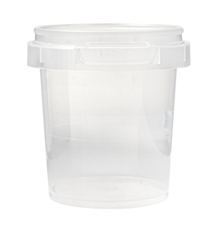 Plastic Deli Container Tamper-Evident PP 50ml Ø4,8cm (2688 Units) Plastic Deli Container Tamper-Evident PP 50ml Ø4,8cm (2688 Units)