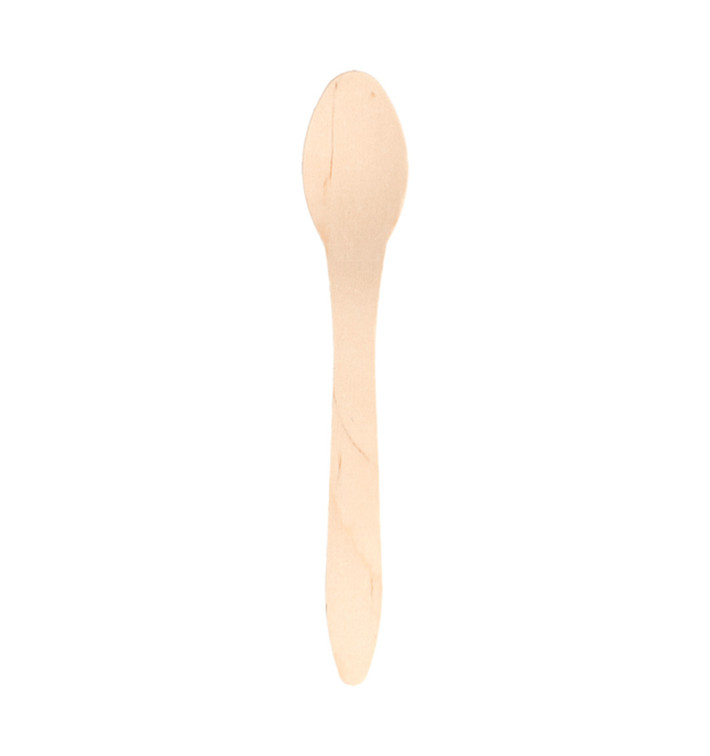 Wooden Spoon Natural 18,7cm (100 Units) Wooden Spoon Natural 18,7cm (100 Units)