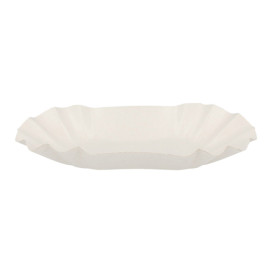 Paper Food Boat Tray Oval shape 20x12x3,5cm (1000 Units)