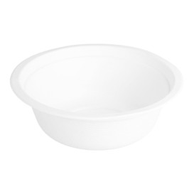 Sugarcane Bowl White 350ml (50 Units) 
