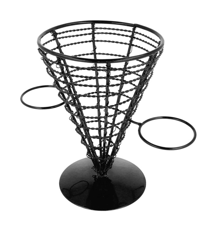 Serving Basket Containers Steel 2 Cups Ø12,8x18cm (1 Unit) Serving Basket Containers Steel 2 Cups Ø12,8x18cm (1 Unit)