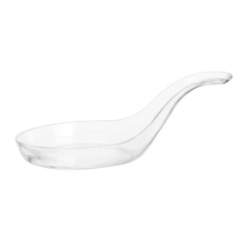 Plastic Tasting Spoon PS Clear 12 cm (2000 Units)