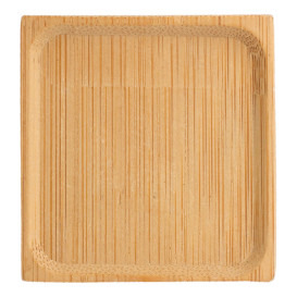 Bamboo Tasting Plate Square shape 6x6cm (1200 Units)