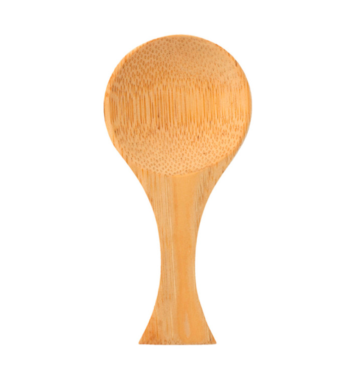 Bamboo Tasting Spoon Tenis 9cm (50 Units) Bamboo Tasting Spoon Tenis 9cm (50 Units)