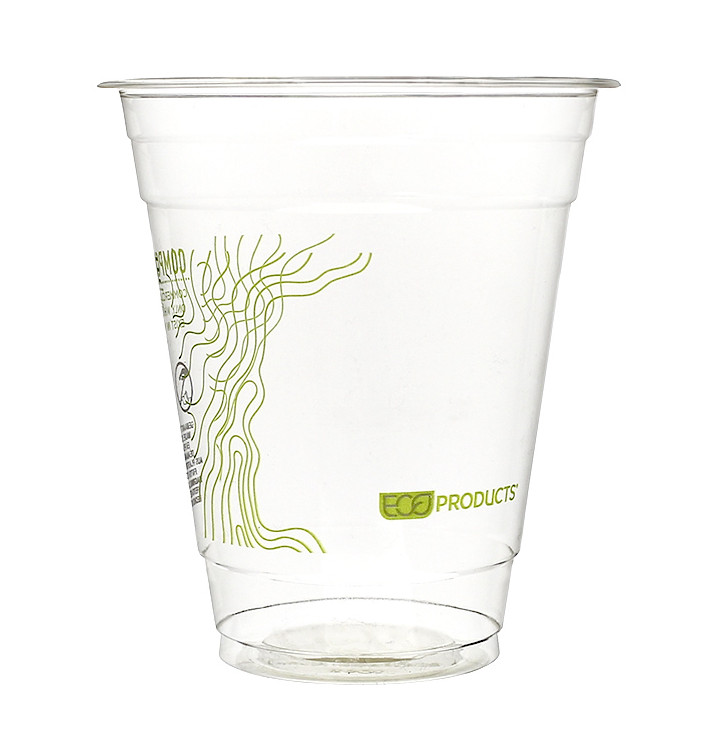 Cornstarch Cup PLA "Green Stripe" 355ml (50 Units) Cornstarch Cup PLA "Green Stripe" 355ml (50 Units)