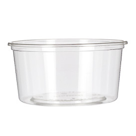 Tub Deli Container PLA Clear Compostable 360ml (600 Units) 