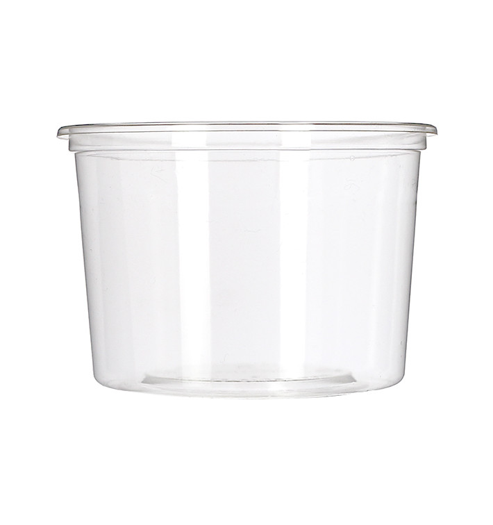 Tub Deli Container PLA Clear Compostable 480ml (600 Units) Tub Deli Container PLA Clear Compostable 480ml (600 Units)