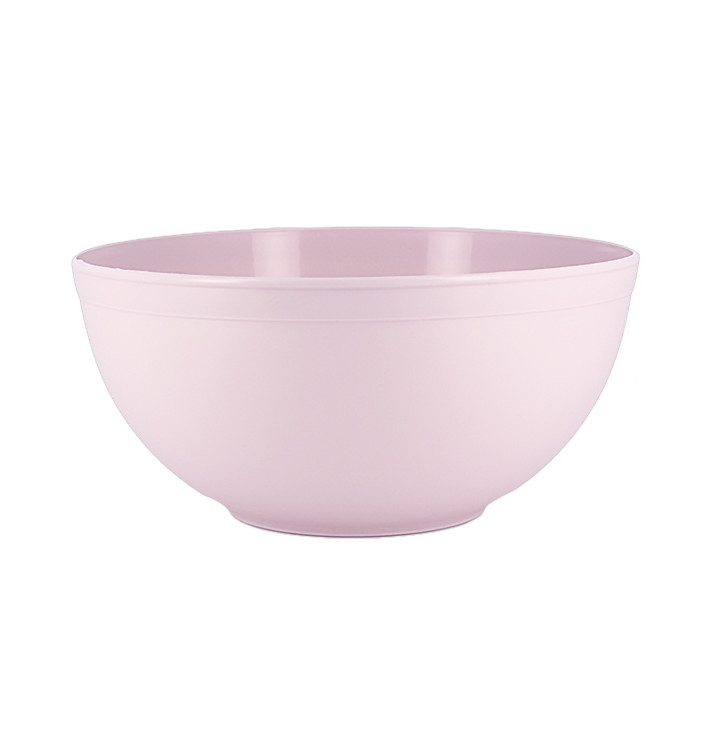 Bowl Reusable Durable PP Mineral Pink 2l Ø20cm (1 Unit) Bowl Reusable Durable PP Mineral Pink 2l Ø20cm (1 Unit)