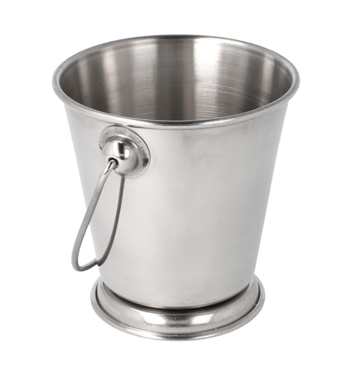 Serving Bucket Steel Ø12x12cm (1 Unit) Serving Bucket Steel Ø12x12cm (1 Unit)