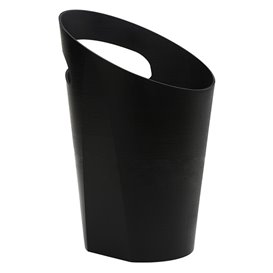 Reusable Ice Bucket PP Black for 1 Bottle (6 Units)