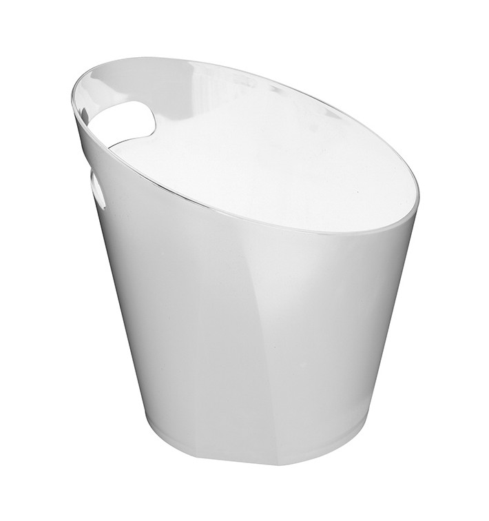 Reusable Ice Bucket PP White for 7-8 Bottles (1 Unit) Reusable Ice Bucket PP White for 7-8 Bottles (1 Unit)