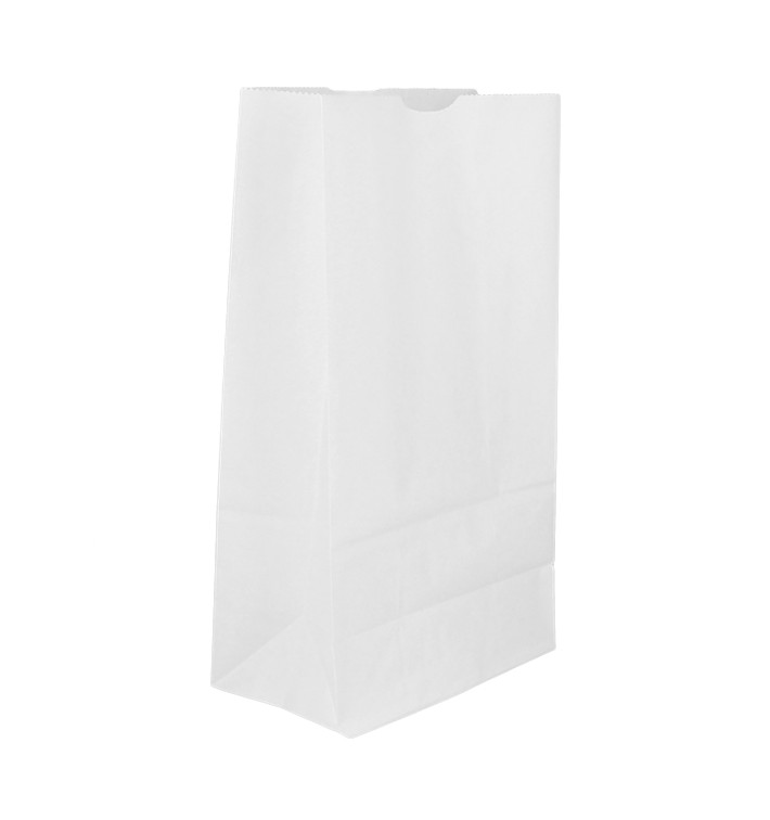 Paper Bag without Handle Kraft White 50g/m² 15+9x28cm (600 Units) Paper Bag without Handle Kraft White 50g/m² 15+9x28cm (600 Units)
