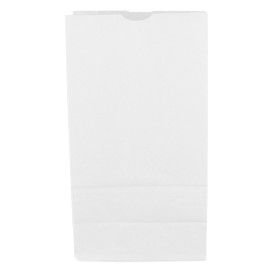 Paper Bag without Handle Kraft White 50g/m² 12+8x24cm (1 Unit)