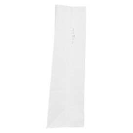 Paper Bag without Handle Kraft White 50g/m² 12+8x24cm (1 Unit)
