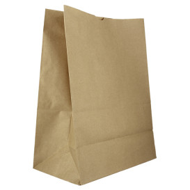 Paper Bag without Handle Kraft 80g/m² 30+18x43cm (25 Units)