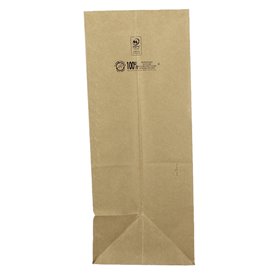 Paper Bag without Handle Kraft 80g/m² 30+18x43cm (25 Units)